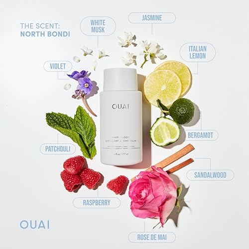 OUAI Hair Gloss and Fine Shampoo Set for Shine & Volumizing - 2 Pack