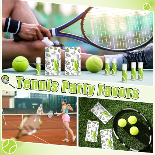 Tennis Lip Balm Set - 35 Pack Moisturizing Lip Balms with Flavors