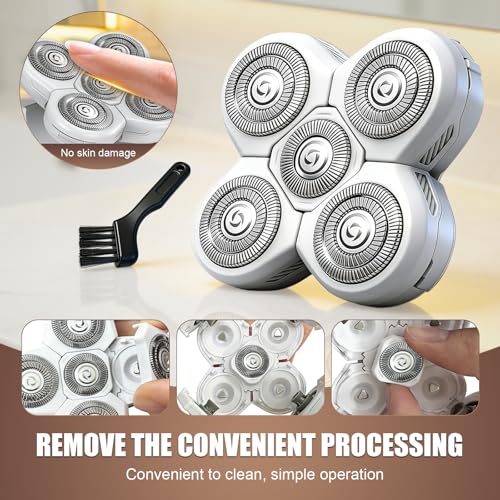 White 5 Head Shaver Replacement Blades for Freebird FlexSeries Women - 3 Pack