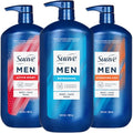 Suave Men Body & Hair Care 3-Pack – Hydrating 3-in-1, Sport & Refreshing Wash