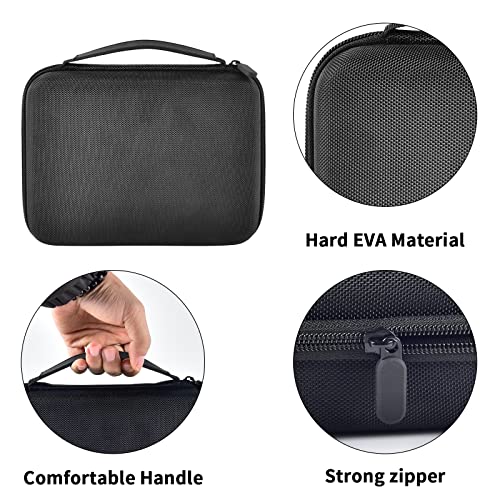 Large Black Hair Clipper & Trimmer Organizer Case for Men Grooming Kits