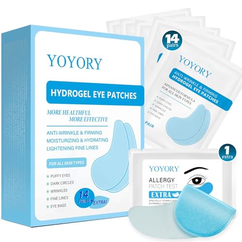 Under Eye Patches Masks - for Fine Lines with Collagen and Hyaluronic Acid, Dark Circles,and Fade Wrinkles, puffiness Smoothing Skin Care Treatment for Women and Men, (30 Pcs) white