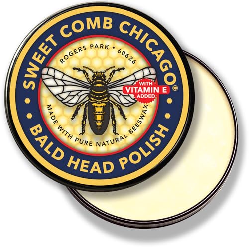 Bald Head Polish: Mens Aftershave Polish for Men, Waterproof Moisturizer for Bald Heads, Great for Father's Day, Christmas, Holiday, (2.0 oz) Travel Size