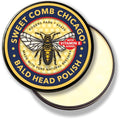 Bald Head Polish: Mens Aftershave Polish for Men, Waterproof Moisturizer for Bald Heads, Great for Father's Day, Christmas, Holiday, (2.0 oz) Travel Size