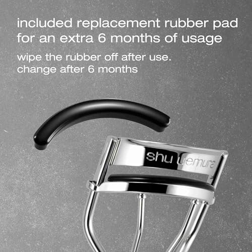Shu Uemura Iconic Eyelash Curler, Achieve Precise Control and Long-Lasting Curl - Includes Silicone Replacement Pad