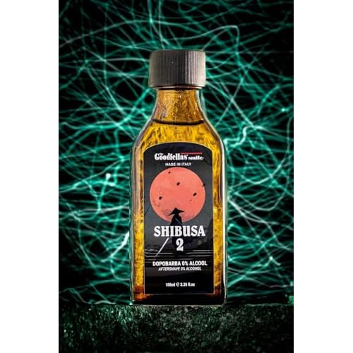 The Goodfellas' smile Alcohol-Free Soothing Aftershave Splash/Tonic, Made in Italy, 100 ml, 3.38 oz (Bergamot Orange, Musk & Cedar/SHIBUSA 2)