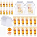 Thanksgiving Fall Hand Cream & Lip Balm Set - Pumpkin Friendsgiving Gift - 30 Pack