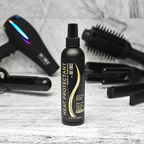 Hot Tools Hair Heat Protectant Leave-in Treatment Spray, 8 Ounce