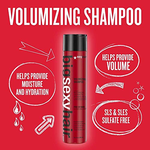SexyHair Big Volumizing Shampoo/Conditioner | Provides Moisture and Hydration | SLS & SLES Sulfate Free | All Hair Types