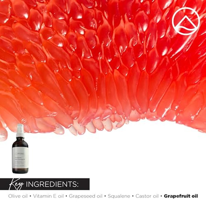 Amaki Deep Cleansing Oil & Makeup Remover with Squalane (Citrus Blend) - Organic Gifts for Women