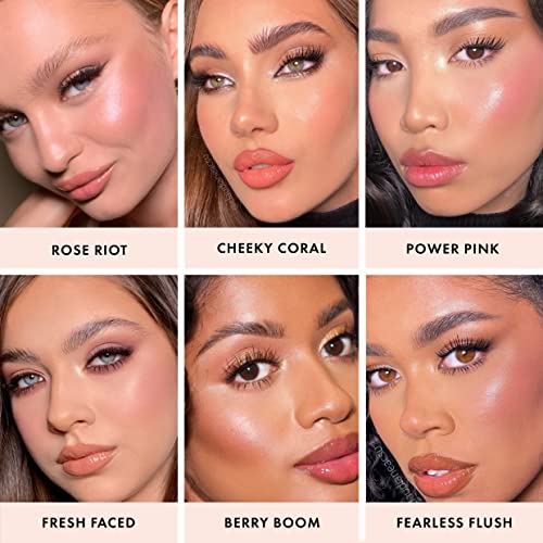 ICONIC LONDON Sheer Blush Rose Riot - Lightweight Liquid Cream Blush 0.42 Fl Oz