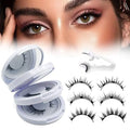 Hunnyfit Magnetic Lashes,2026 New Magnet Eyelashes with Applicator Natural Look,No Glue Needed Reusable Eyelashes Kit for Women(02+03+06)