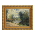 24x36 Gold Wood Canvas Frame for Art & Prints - Ornate Style