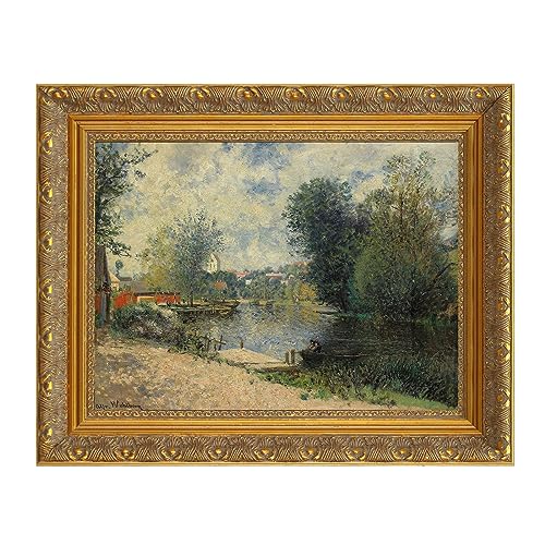 24x36 Gold Wood Canvas Frame for Art & Prints - Ornate Style