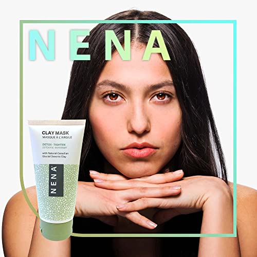 NENA Skincare Clay Mask 4.2 oz - Purifies, Rejuvenates & Refines Pores - Mineral-Rich Formula - Pack of 1