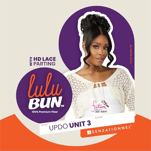 Sensationnel Lulu Bun Updo Hair Extensions Dark Brown - Easy Protective Style