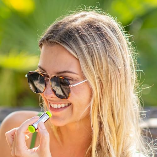 Panama Jack Passport to Flavor - Travel Sunscreen Lip Balm Bulk SPF 45 Stick - 4 Pack Tropical & Vanilla