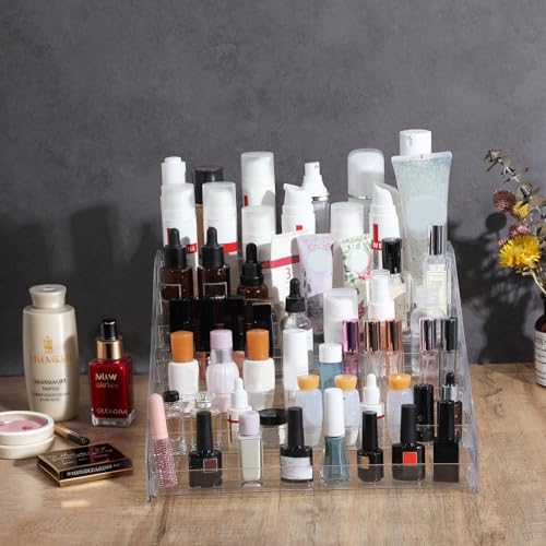 Acrylic Nail Polish Organizer 84 Bottle 7-Layer Display Rack