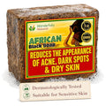 Organic African Black Soap 16 oz for Acne & Dark Spots - Unrefined Shea & Coconut Oil
