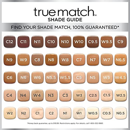 L¡¯Or?al Paris Makeup True Match Super-Blendable Liquid Foundation, Hot Chocolate C9.5, 1 Fl Oz,1 Count