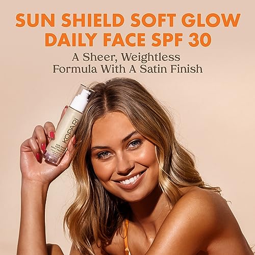 Daily SPF 30 Sunscreen with Sheer Glow and Hydration - Lightweight Face Protector