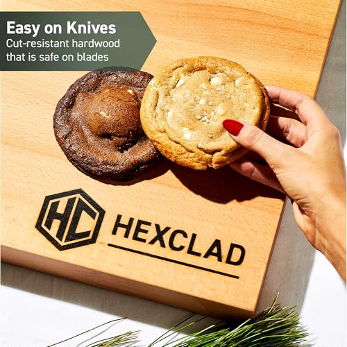 HexClad 24 x 18 Inch Extra Large Reversible Beechwood Cutting Board