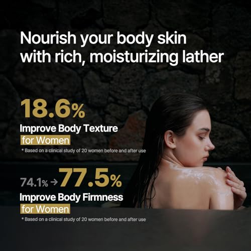 Manantio Women¡¯s Vegan Body Cleanser, Premium Body Wash for Smooth Texture, Firmness & Hydration, Improves Skin Elasticity and Moisture Balance, 300ml / 10.14 fl oz