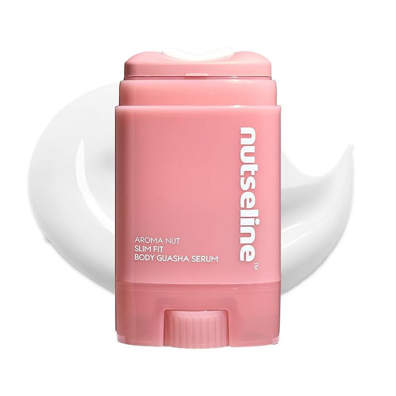 Nutseline Body Firming Serum with Built-In Gua Sha Tip, 60 ml – Niacinamide 3%, Neck & Body Contouring Oil-Serum