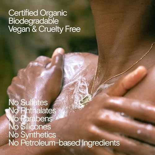 Organic Body Wash - Meadow Vision Scent, 16oz Plastic Refill Bottle