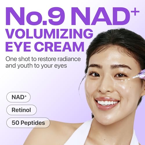 numbuzin No.9 NAD+ Eye Wrinkle Care Set | Peptides, Niacinamide | Puffy Eye Bags, Dark Circles, Firming | korean skin care