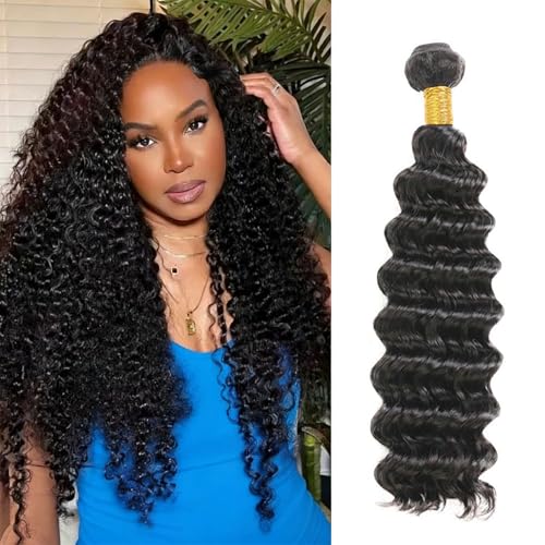 Deep Wave Human Hair Bundles 10 Inch - Virgin Brazilian Hair Extensions