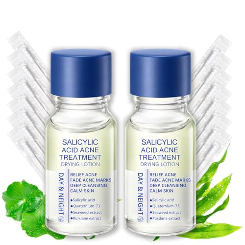 Salicylic Acid Drying Lotion ? Improve Skin Condition, Oil Control, Gentle Skincare for Sensitive Skin 10ml/0.35fl.Oz (2pc)