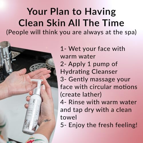 Hydrating Organic Face Wash for Women & Men | Spa-Quality Facial Cleanser