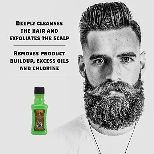 REUZEL Scrub Shampoo, Deeply Cleanses, 11.83 oz (Pack of 2)