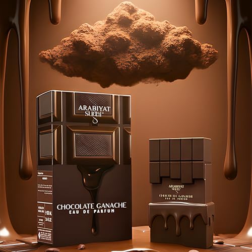Arabiyat Sugar Chocolate Ganache Eau De Parfum 3.4 Fl Oz - Warm, Fruity & Vanilla Scent