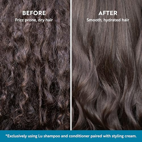 Anti-Frizz Shampoo & Conditioner Set with Murumuru Butter & Vegan Keratin – 12 Fl Oz Each, 2-Pack