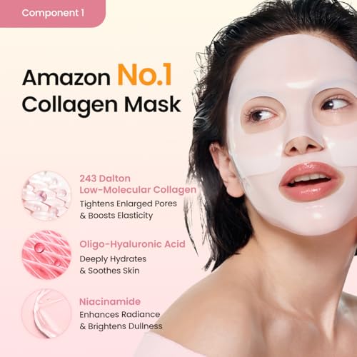 Hydrogel Face Mask Duo - Collagen & Ceramide Deep Hydrating & Firming Set