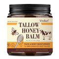 Beef Tallow for Skin (4.2 oz)? Tallow and Honey Balm for Face & Body ? Grass-Fed Tallow with Beeswax, Sea Buckthorn Oil, Shea Butter, Vitamin E ? Natural Moisturizer