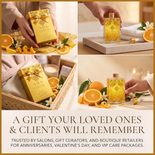 Citrusé Body Oil - Vitamin C & E Organic Citrus Scented Skin, Hair & Nails Oil