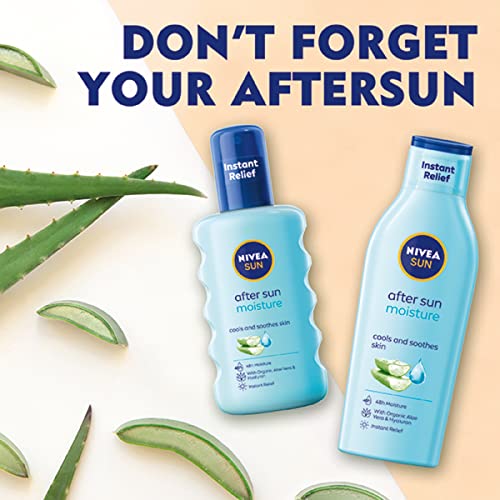 Nivea Sun Sensitive Immediate Protect Spray Lotion - Lightweight, Fast Absorbing SPF 200ml