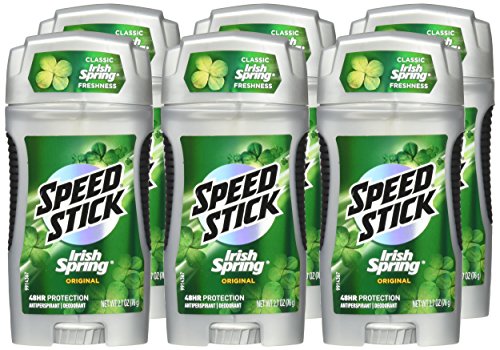 Speed Stick Antiperspirant Deodorant Irish Spring Original 2.7oz Pack of 6