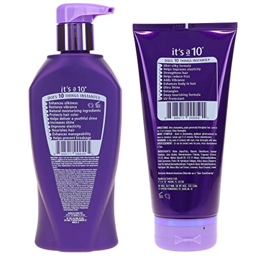 It's a 10 Silk Express Miracle Silk Shampoo & Conditioner Set – Smoothing Hair Care Duo