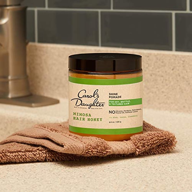 Carol's Daughter Curly Hair Care - Best Sellers Kit: Mimosa Honey Pomade, Goddess Strength Hair & Scalp Oil, Black Vanilla Leave In Conditioner Spray Oil for 4C, 4B, 4A, 3C, 3B, 3A Hair
