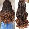 Pre Stretched French Curl Braiding Hair 14 Inch T30# - 9 Packs for Box Braids & Crochet Styles