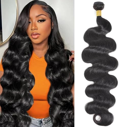 18 Inch Brazilian Body Wave Human Hair Bundles - 1 Bundle, 12A Virgin Remy Hair
