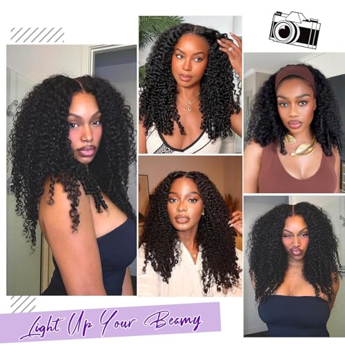 Romface Burmese Human Hair Bundles 14 Inch 3C4A Water Wave Spiral Curl Extensions for Black Women