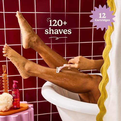 Dollar Shave Club Women’s Razor Refill Pack - 12 Count, 6 Blade, Extra Close Shave