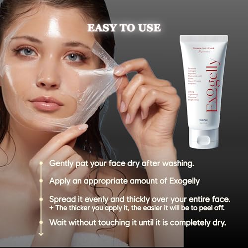 Exosome Peel-Off Face Mask with PDRN & Hydrating Serum - 2.1 fl Oz