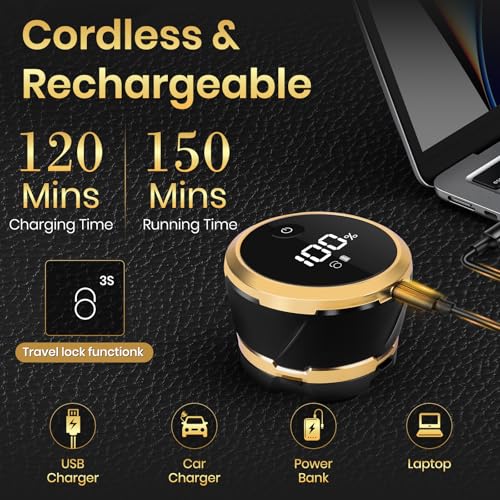 Ufree Head Shaver for Bald Men - Black, Waterproof, Detachable Magnetic Head