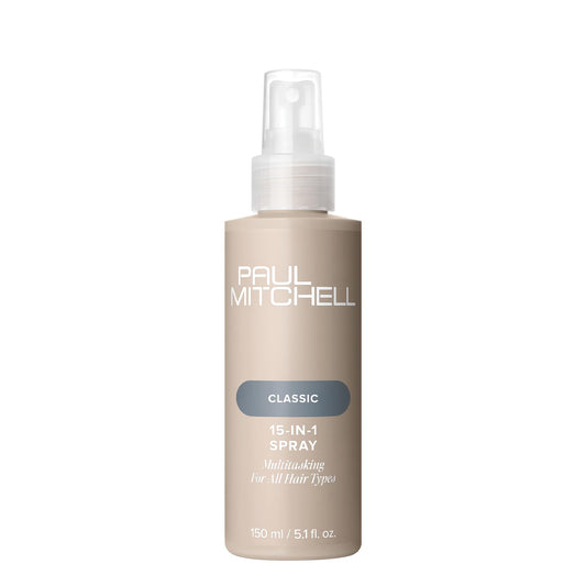 Paul Mitchell 15-In-1 Spray, Multitasking Spray For All Hair Types, 5.1 fl oz